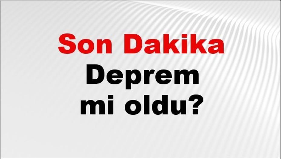 Son dakika Iğdır'da deprem mi oldu? Az önce deprem Iğdır'da nerede oldu? Iğdır deprem Kandilli ve AFAD son depremler listesi 01 Ekim 2026
