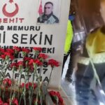 Şehit polis Fethi Sekin Elazığ'da mezarında anıldı! Servisten görüntüler ortaya çıktı