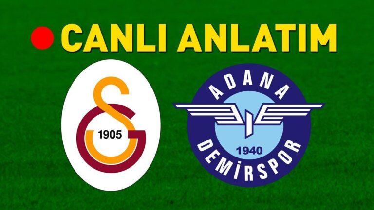 Galatasaray – Adana Demirspor Match Bein Sports 1 Live | Aslan evinde 3 puan istiyor