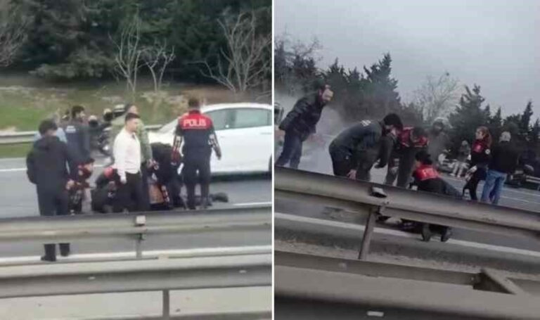 Kücenkçekmece’de zincir kazası: 4 polis yaralandı! – Türkiye haberlerini kırmak