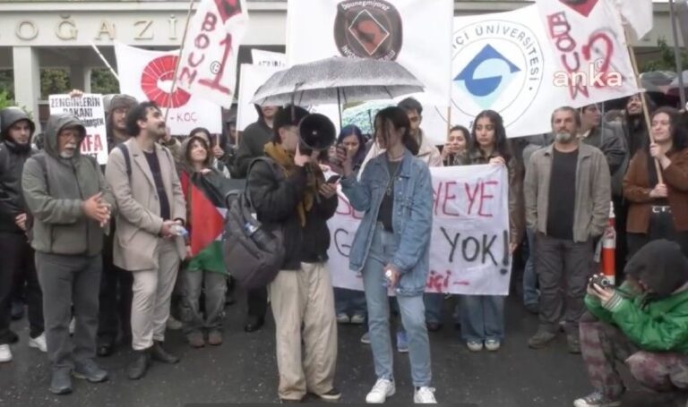 Boğaziç Üniversitesi öğrencileri “Zirve Finans” – Haber Turkiye Laggio’yu protesto etti