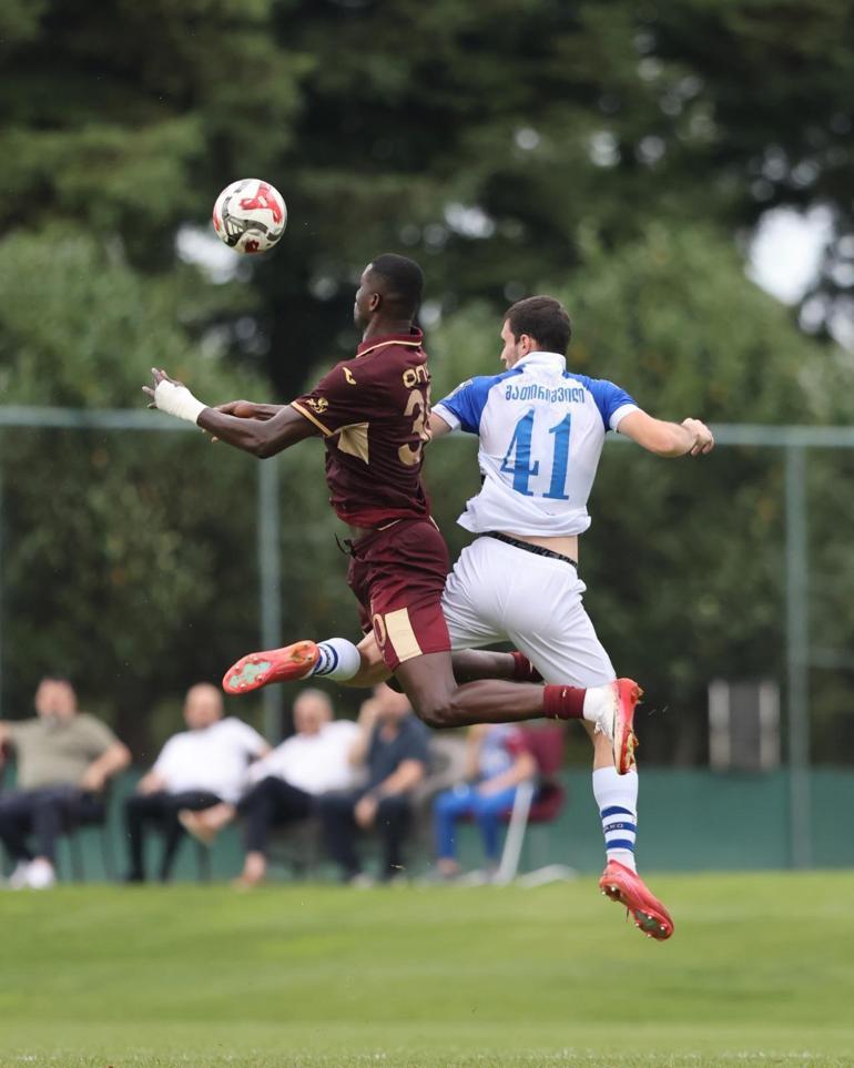 Trabzonspor, dostça bir maçta Dynamo Tiflisi ile yenemedi