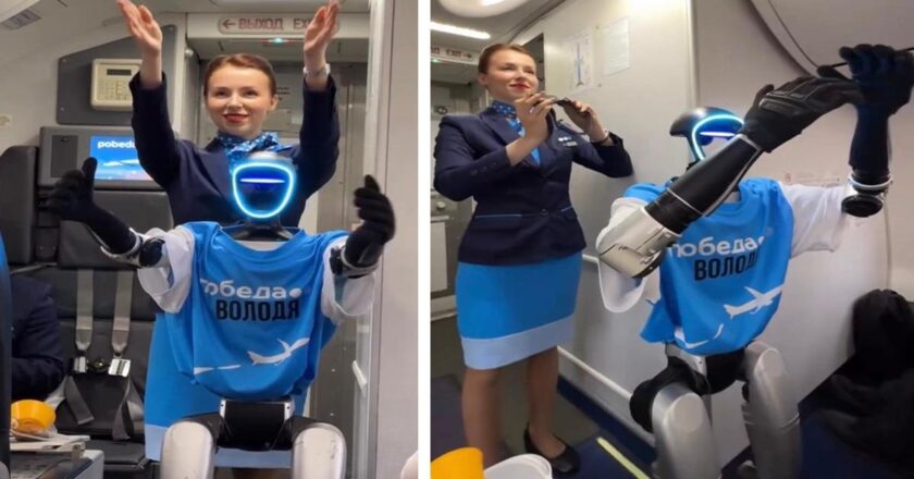 Robot kabin ekibi dünyada ilk kez bir Rus havayolu tarafından test ediliyor