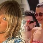 Filistin’e desteğini sürdürüyor! Bella Hadid’den kefiyeli elbise kombini