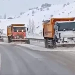 Erzincan’da kar yağışı gece yarısı etkili oldu, Meteoroloji’den önemli uyarılar geldi!